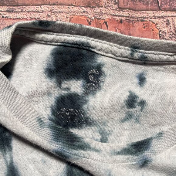 Kiss Destroyer Shirt Mens S/M Blue Tye Dye Graphic Band Rock Roll Liquid Blue - Picture 5 of 5